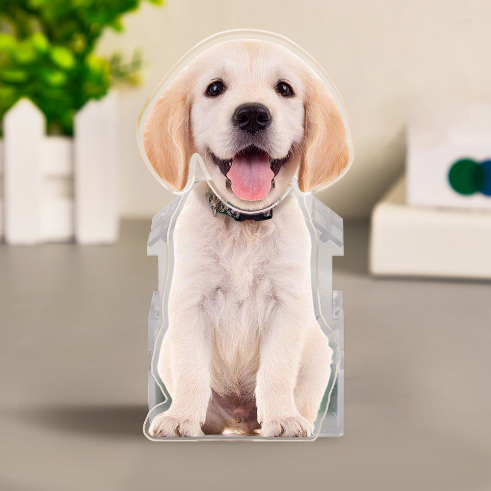Custom Photo Automatic Shaking Head Ornament Personalized Car Dashboard Decoration Home Desktop Ornament