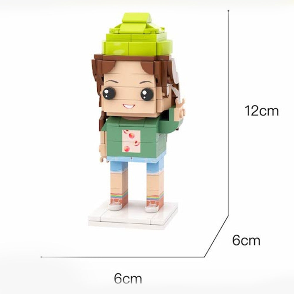3D Preview Personalized Photo Brick Figures DIY Create Your Own Small Particle Block Toy