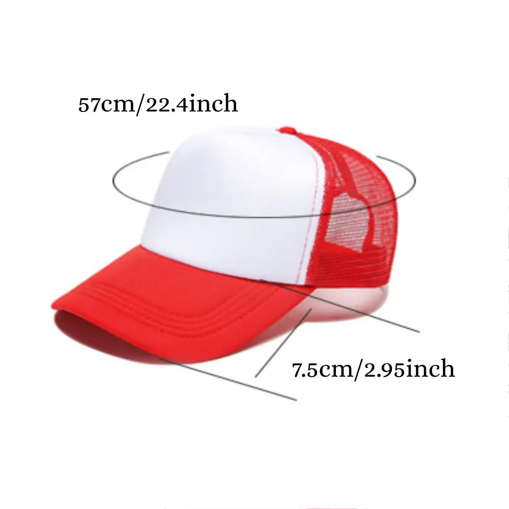 Custom Puff Print Trucker Hat Personalized Temperature-sensitive Foam Caps Back to School Gift