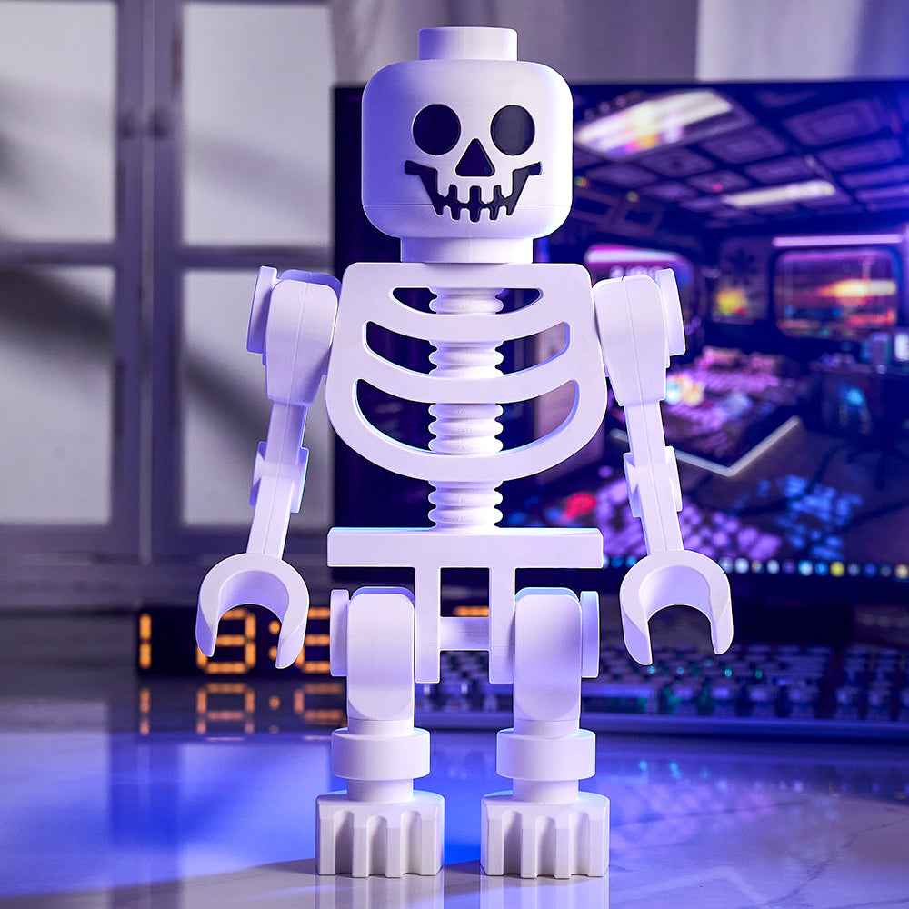 3D Print Enchanting Giant White Skeleton Figures Decoration Gift for Figures Lovers’ Collection and a Whimsical Addition to Your Home Decor